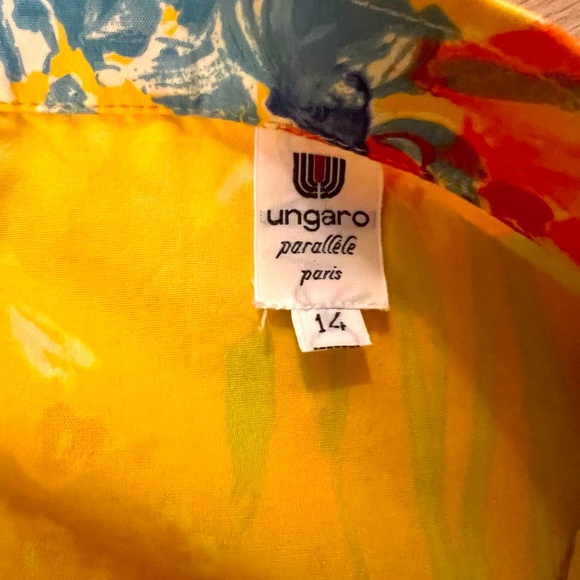 UNGARO🇮🇹 Vintage 1980s Italien Designer Double Breasted Skirt suit 🌹 - Picture 6 of 15